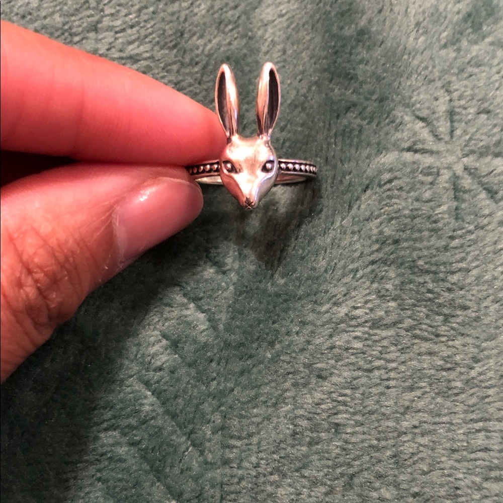 Silver Rabbit Ring